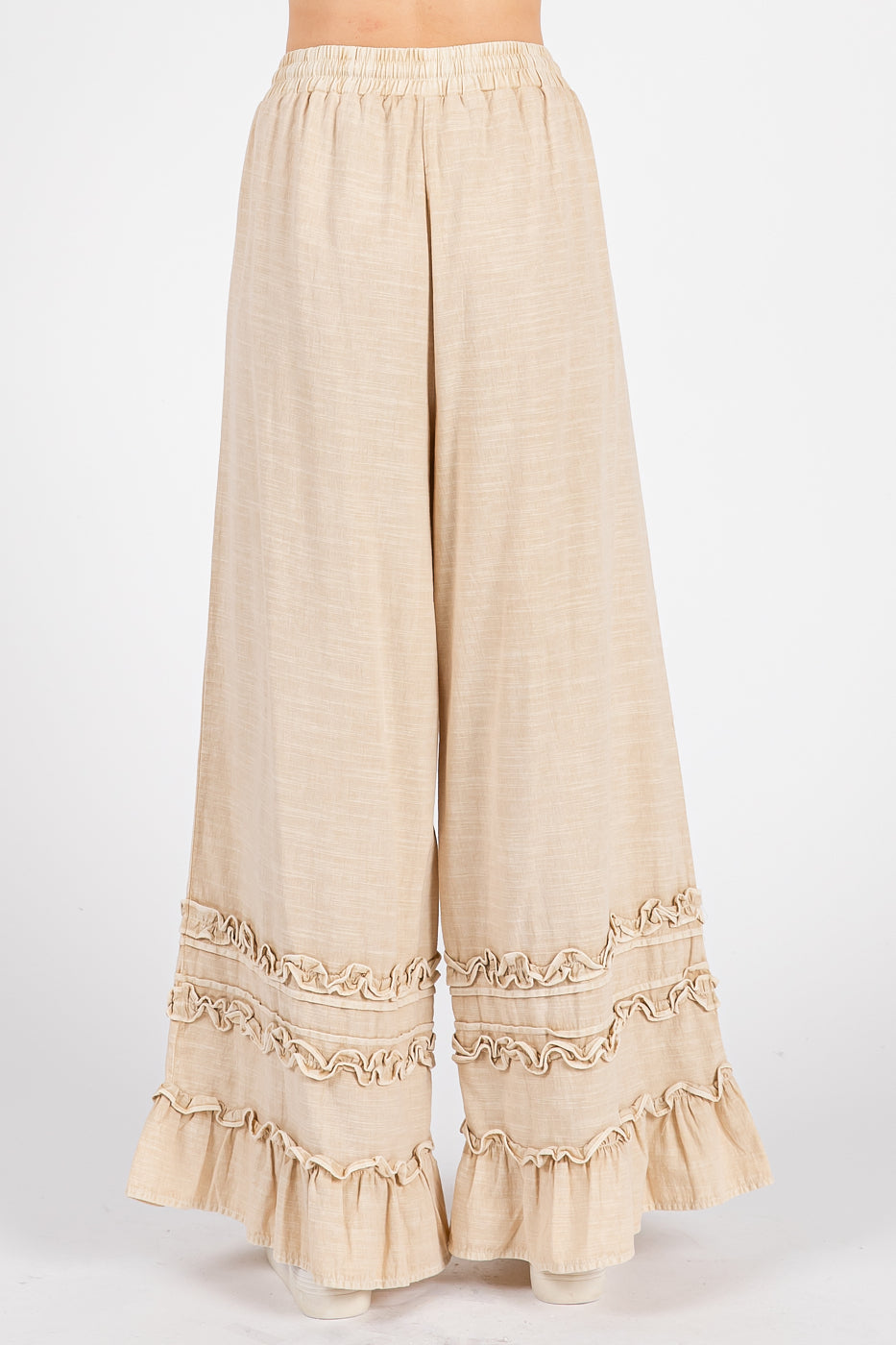 Emma Ruffle Trim Pants