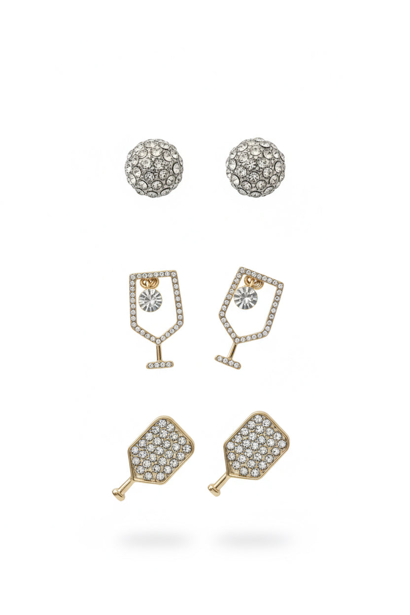Erika Pickleball Paddle Earrings