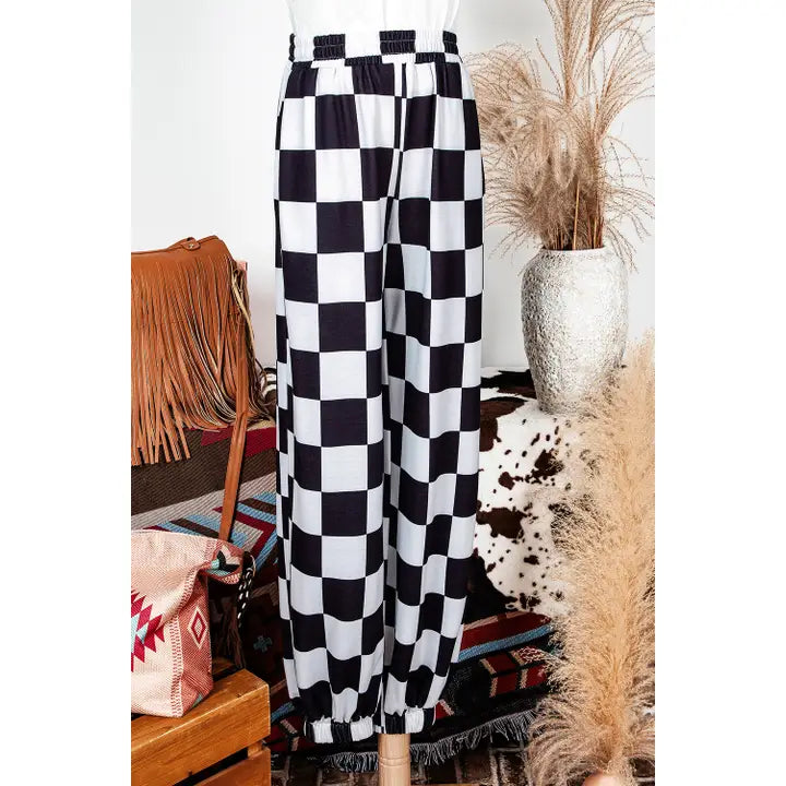 Cali Checkered Joggers