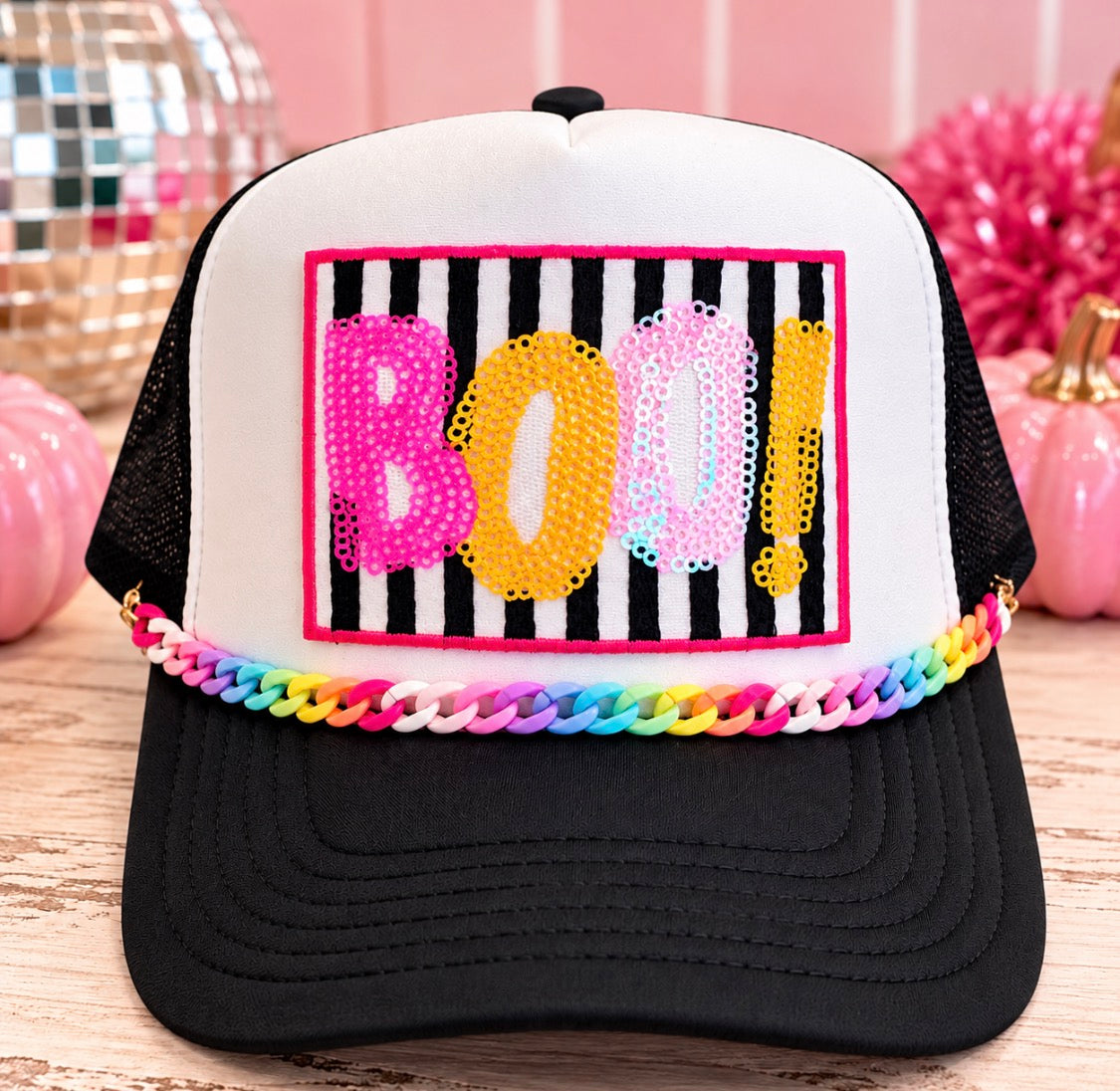 BOO! Hat in Black