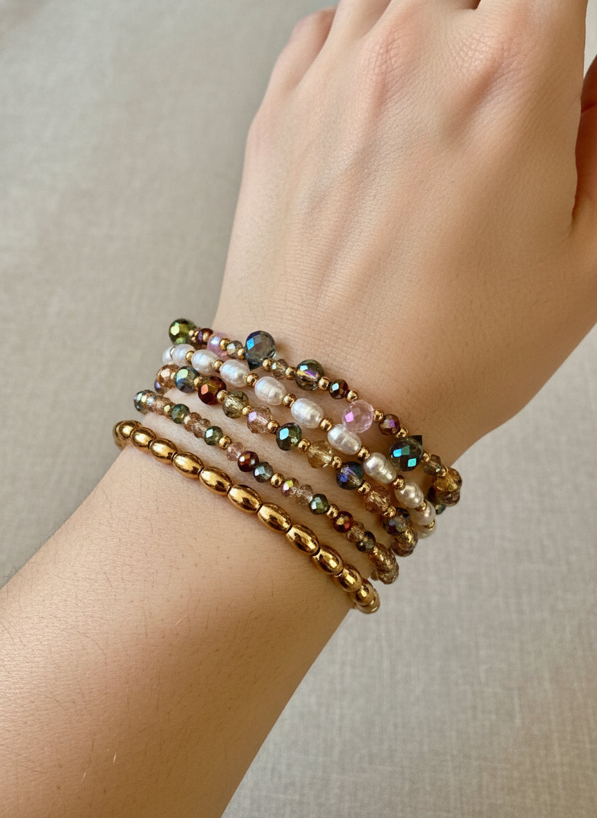 Joni Glass Bead Bracelet