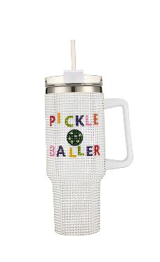 Blinged Out Pickeball Tumbler