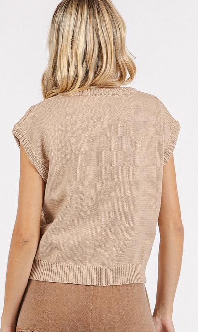 LOVE Knit Sweater Vest
