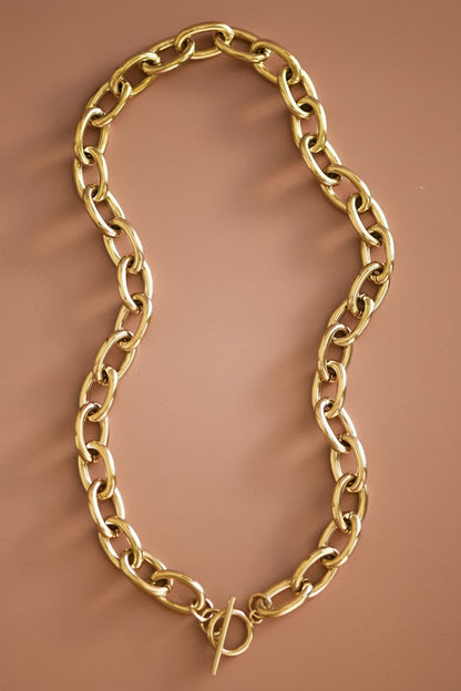 18K Gold Dipped Chunky Chain