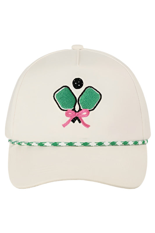 Pickleball Embroidered Trucker Hat - Green