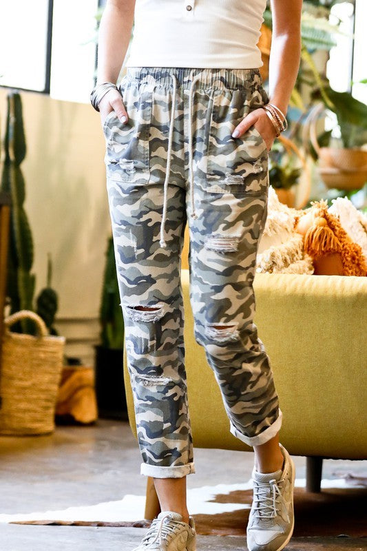 Misty Camo Joggers