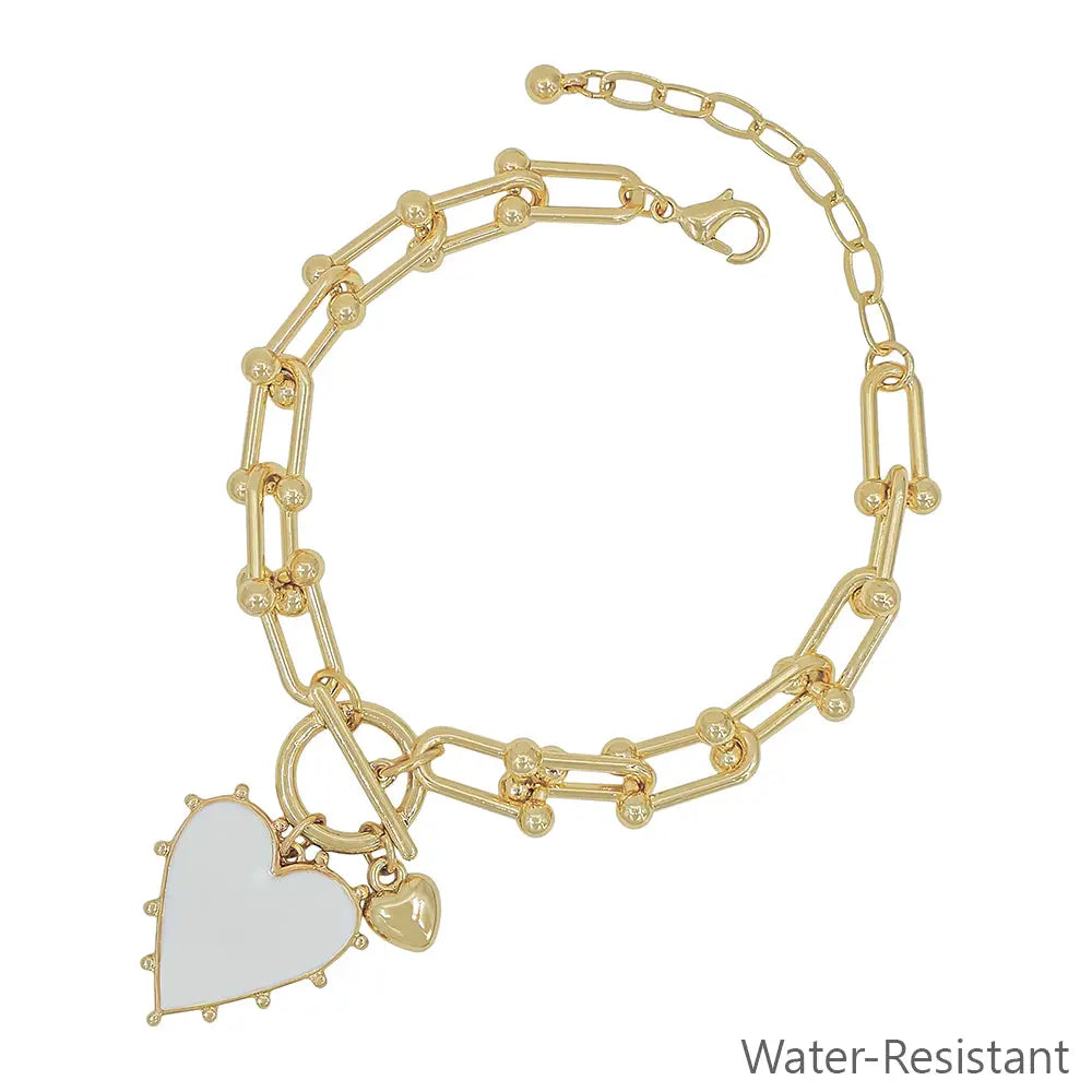 White Studded Necklace Set