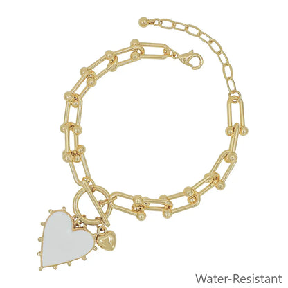 White Studded Necklace Set