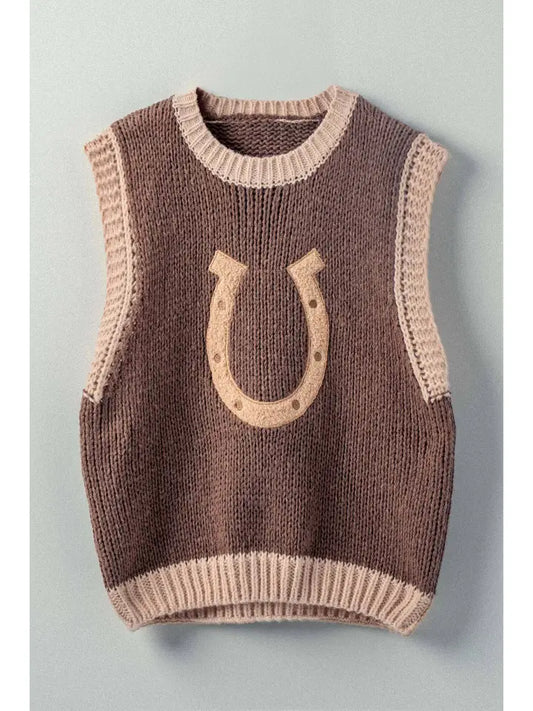 Horseshoe Sweater Vest