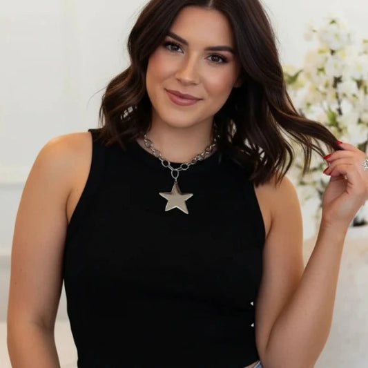 Star Necklace in Silver
