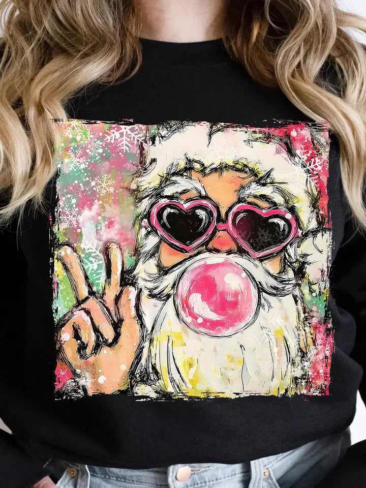 Bubblegum Santa Tshirt