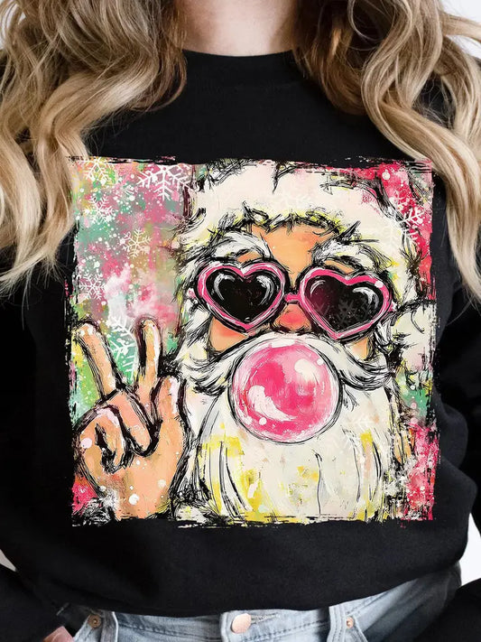 Bubblegum Santa Tshirt