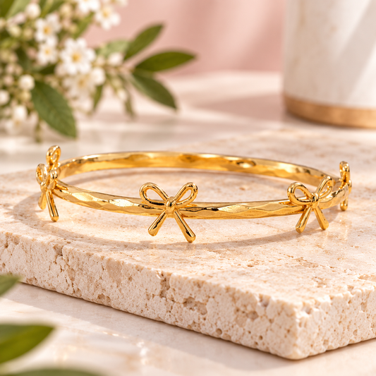 Gold Bow Bracelet