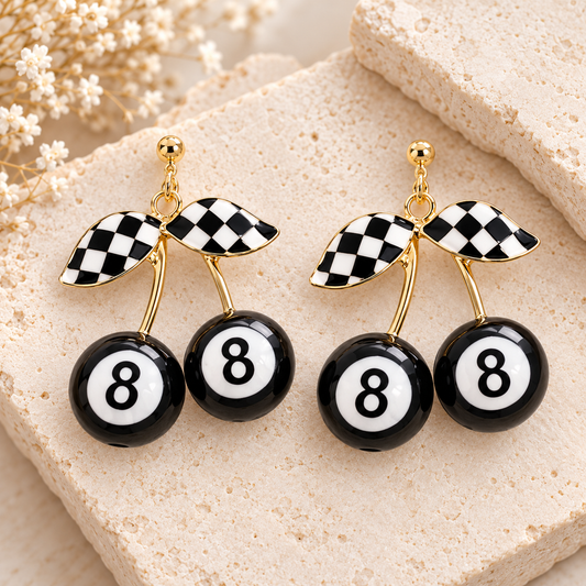 RESTOCK  8 Ball Earrings