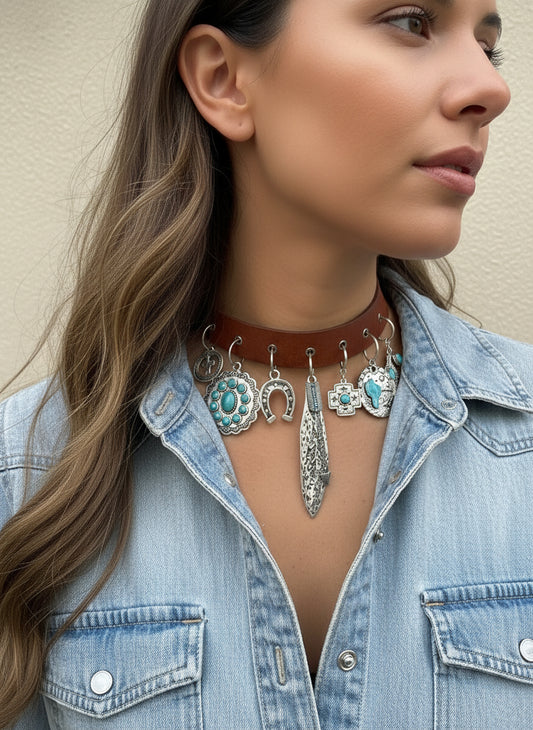 Cynthia Handmade Western Choker