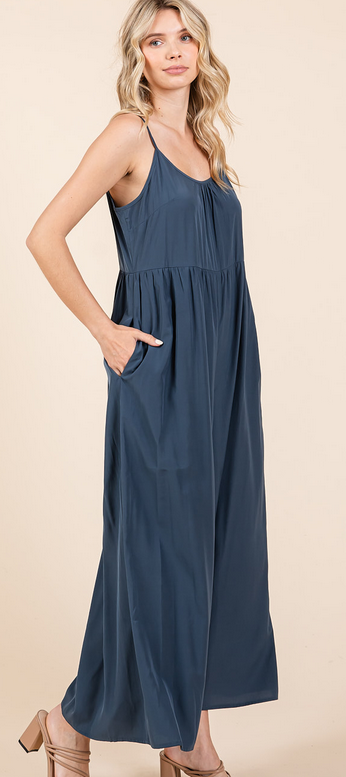 Midnight Wide Leg Jumpsuit