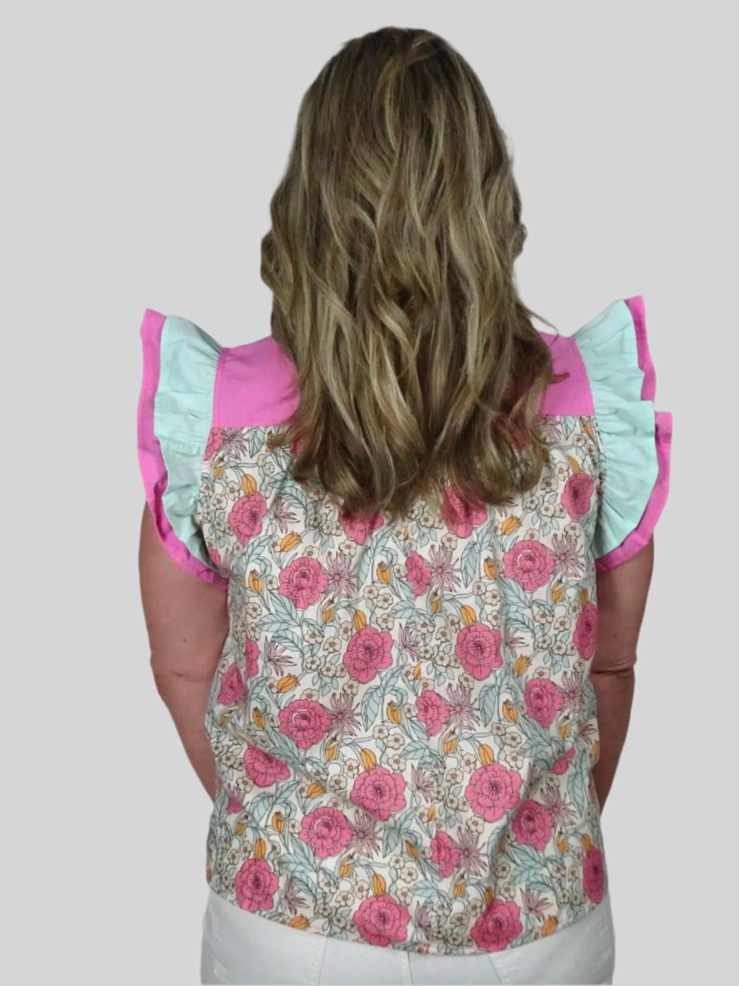 Debbie Ruffle Top