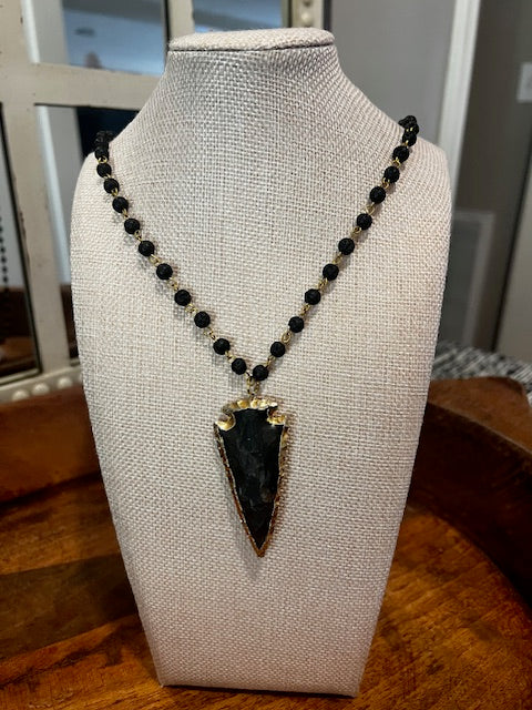 Handmade Arrowhead Necklace