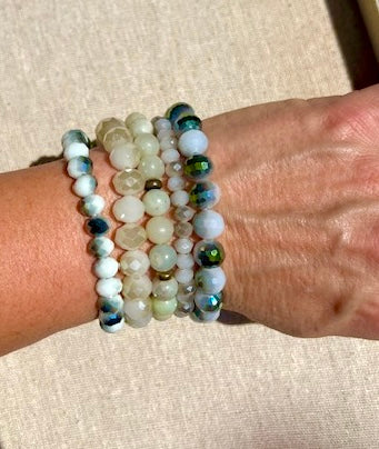 Robyn Glass Bead Bracelet Set