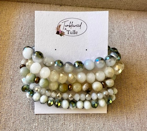 Robyn Glass Bead Bracelet Set